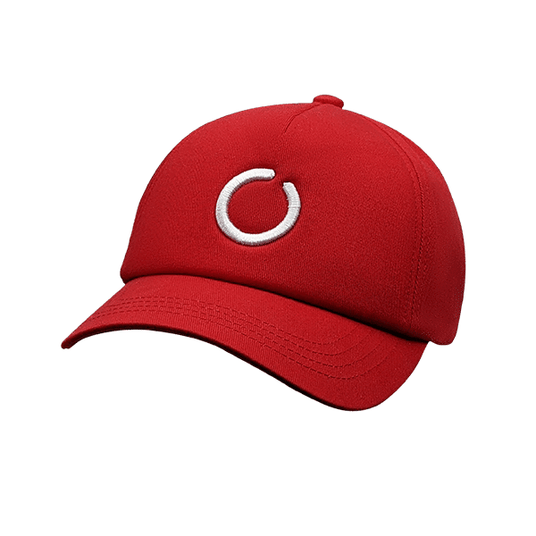 Red 5 panel UPF 50+ hat Red 5 panel UPF 50+ hat